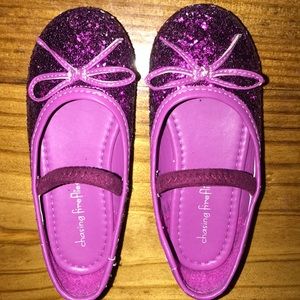 Chasing Fireflies Purple Sparkle Play Shoes